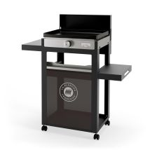 Elektrischer Französischer Grill 150 Duo Auf Wagen Mit Aperitif- Und Dinner-buch Laro