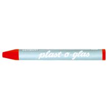 12 rote Plast-O-Glas-Kreiden – Kreide zum Markieren auf Glas, Plexiglas und glatten Oberflächen