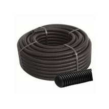 Elettrocanali – Tubo Corrugado Negro 18,3x25,0mm – PVC – Resistencia Mecánica – Autolimpiable