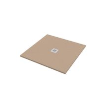 Plato De Ducha 90x90 Cm Color Arena Efecto Piedra Ercos Stone Bpmarsston9090 Arena