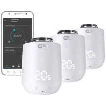 Eurotronic - 700224 Comet Wifi Funk-heizkörperthermostat-set Elektronisch 3er Set