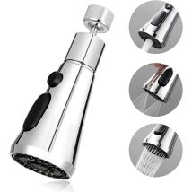 Hiasdfls - Küchenspüle-sprühhahn, 360° Drehbarer Luftsprudler, Küchenarmatur, 3-modus-küchenarmatur-auslauf Für Küchenarmatur-luftsprudler Fm22 (