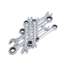 Sata St08007asj De Metrischer Doppelratschensatz, 8-teilig Mit Größen (8, 10, 12, 13, 14, 15, 17, 19 Mm)