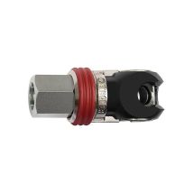 Frizione girevole di sicurezza in acciaio – Filettatura G1/4 – Max 25 bar – Raccordo per compressore