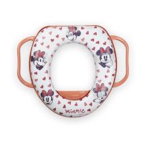 Reductor de WC confort con manijas Minnie – Diseño divertido y seguro para niños – Materiales duraderos y fáciles de limpiar – Dimensiones 29 cm x 