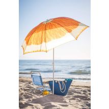 Yeppon Marktschirm Obst Orange – 180 cm Polyester – PVC-Fall – Gartenmöbel für den Sommer