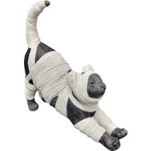 Katzenmumie Dekofigur 27 cm bunt – Polyresin – wetterfest – Halloween Deko – Figurendiscounter