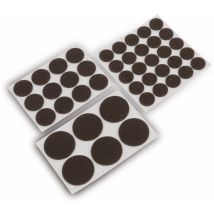 Eurotools Filzgleiter-set 338-jhhy, 43-teilig