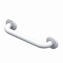 Maniglione In Acciaio Inox 450 Mm Akw Con Rivestimento Epossidico Bianco - 01241wh-ls