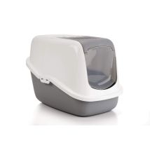 Savic Nestor Cat Toilet Home White/grey 56x39x38.5 - 37655