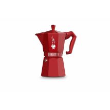 Bialetti Moka Exclusive Kaffeezubereiter Rot 6 Tassen