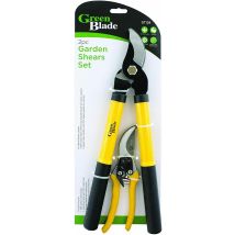 2pc 15"" Bypass Lopper + 8"" Secteurs Pruner Hedge Garden Pruning Trees Gt128