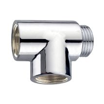 Raccordo a 'T' maschio-femmina 1/2" in ottone cromato – Idraulica riscaldamento