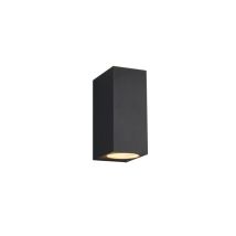 Trio - Aplique Doble Led Cuadrado Roya Antracita H15 Cm Ip44 Lighting