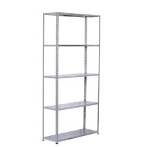 Verzinkte Metallregale Catterhouse Nils Solid 180 90x30x180 Cm Mit 5 Einlegeböden Aus Verzinktem Stahl Trägt Bis Zu 250 Kg