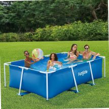 Piscina Tubolare Rettangolare Funsicle 2,60 M X 1,60 M X 0,66 M