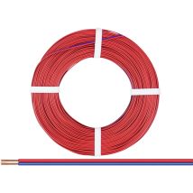 Donau Elektronik 218-020 Litze 2 X 0.14 Mm² Rot-blau 50 M