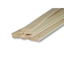 Listello Piallato In Abete 10 X 50 X 1000 Mm