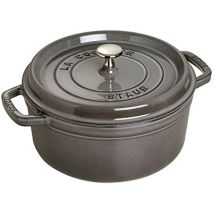 Staub - Cacerola/cocotte De Hierro Fundido, 20 Cm De Diámetro, 2,24 L, Gris Grafito