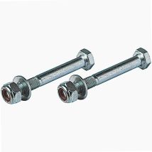 Autobest – Bullone in acciaio inox per testa di attacco – 9 mm, 78 mm, confezione da 2 – Fissaggio sicuro per auto e moto