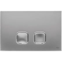Oli Schlichter Wc-spülknopf – Mattchrom – Minimalistisches Design – Wassersparend Und Langlebig
