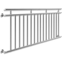 Bc-elec - Hbr9225-kd Barandilla De La Puerta Ventana 225x90cm Pasamanos De La Barandilla De Acero Inoxidable