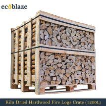 Ecoblaze - Kiln Dried Hardwood Firewood Logs 1200l For Wood Burner & Pizza Oven