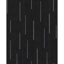 Edem - Stripes Wallpaper Wall 85043br26 Vinyl Wallpaper Slightly Textured With Graphical Pattern And Metallic Highlights Anthracite Black Grey Violet 
