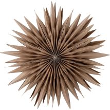 B-Ware Bloomingville Stern Sternfigur Papier Dekoration Beleuchtung Braun Elijas ø 50cm
