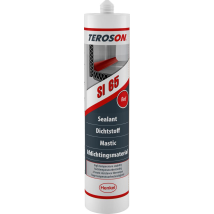 Teroson SI 65 Silikon-Dichtstoff Rot 300ml – Temperaturbeständig – Hochmodulig – Einkomponentig – RTV-1