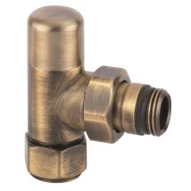 Abgewinkeltes Absperrventil In Antiker Bronzefarbe Arteclima 11112mb Bronze