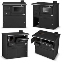 Zvezda - Cuisinière À Bois Avec Plaque Supérieure En Métal Sp - 6 Kw