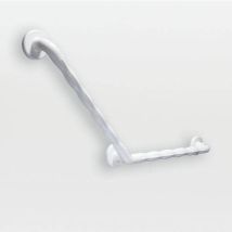 Akw - 1600 Series 135 Degree Angled Grab Rail 450mm Length X 35mm Diameter White