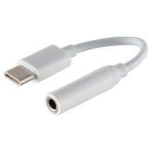 Adaptateur Audio Usb-c S-impuls, Prise 3,5 Mm Analogique Blanc