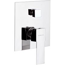 Rubinetto Miscelatore Monocomando Doccia Ad Incasso Con Deviatore In Ottone Mariani Polar Cromato