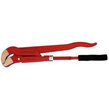 EGA Master – ECKROHRZANGE 1" – 800g – CrV – Max. Backenöffnung 1" – Breite Backen 20mm – Lebenslange Garantie