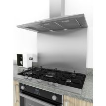 Myappliances – Stainless Steel Splashback 90cm – Kitchen Backsplash – 1 Year Guarantee