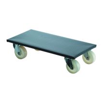 Rullo Di Trasporto D.100mm 350kg L600mm P300mm Con Rivestimento Antiscivolo Bs Rollen