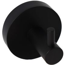 Appendi Salvietta Singolo Nero Opaco Capannoli Hoop Hp109 Mm Nero Opaco - Fissaggio A Viti