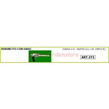 Newgarden – Robinet avec écrou pour tracteur de marche – Accessoire pour motoculteur – Quantité par pack