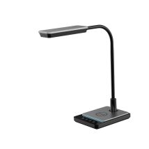 Ml3100 Porto Moderne Led-stehlampe Tischlampe Mit 48 Leds Und 3 Helligkeitsmodi Schwarz - Maxcom