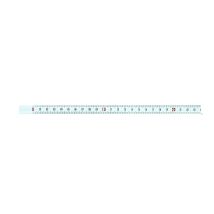 Hedue – Cinta de medida autoadhesiva X190 10 m – Acero pintado blanco – Milimétrica – Clase de precisión EC III
