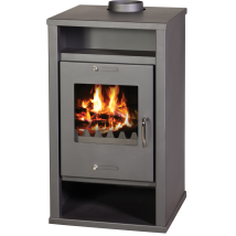 Termostufa A Legna V05 Deluxe B – 12,2 Kw Con Rivestimento Ad Acqua E Design Raffinato