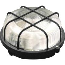 Muller-licht Plafón Redondo Negro Ip44 20 Cm