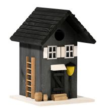 Dobar Nistkasten Onkel Bob Schwarz 18,5 X 19 X 27,3 Cm Nistkasten