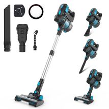 Inse V770 Aspirateur Balai Sans Fil, 20 Kpa, 45 Min D'Autonomie, Conception 6-en-1 – Idéal Pour Le Nettoyage Domestique