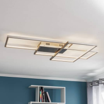 Lindby Charis LED Deckenlampe – RGBW – 39 W – 114 cm – 2000 lm – Smart Home kompatibel – Dimmfunktion – für Flur und Wohnräume