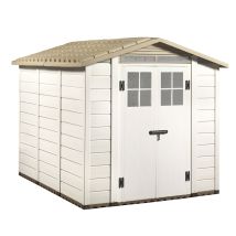 Tuscany Evo 6'6" X 8' 240 Apex Plastic Shed Double Door With Two Perspex Windows