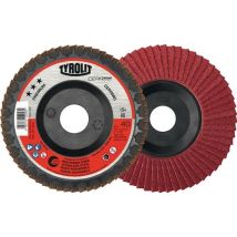 Tyrolit - Disque Lamelle Cerabond D.125mm K.60 Fl.inox Grain Céramique (par 5)