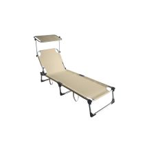 Gartenfreund Klappbares Kinderbett Mykonos 57x187x30h Cm Beige